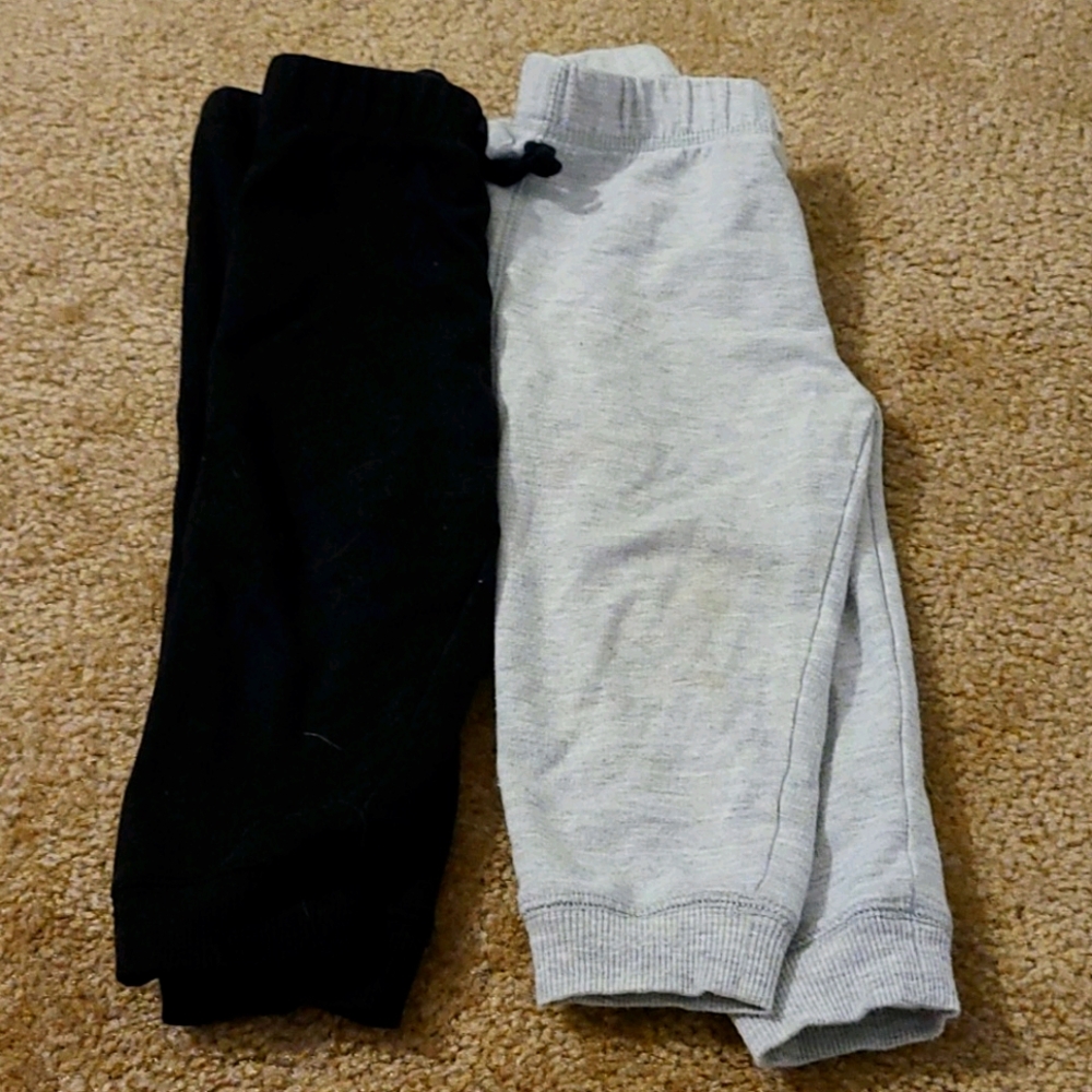 Toddler 18 months pants black and grey